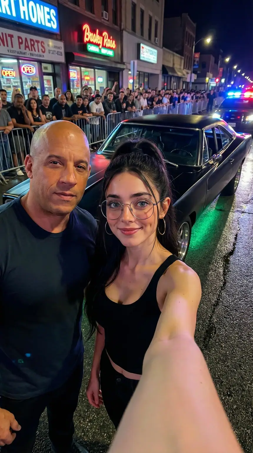 Selfie con Dodge Charger