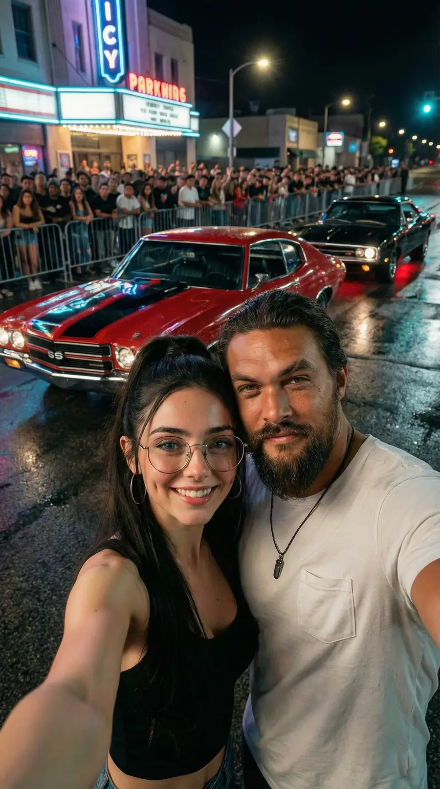 Selfies en círculo de coches