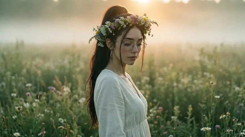 Corona de flores