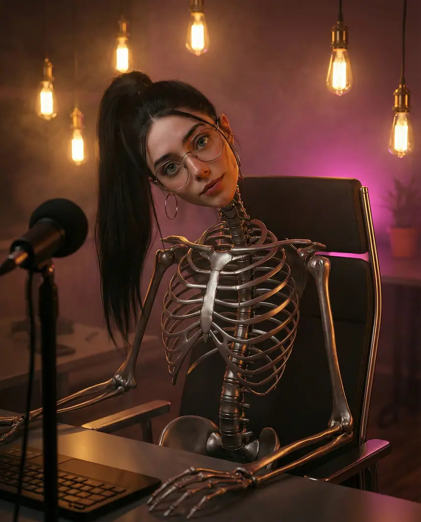 Robot ribs in lounge
