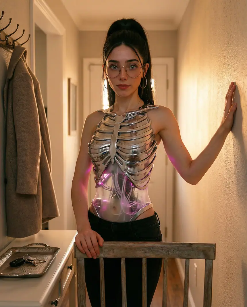 Metal ribs recibidor