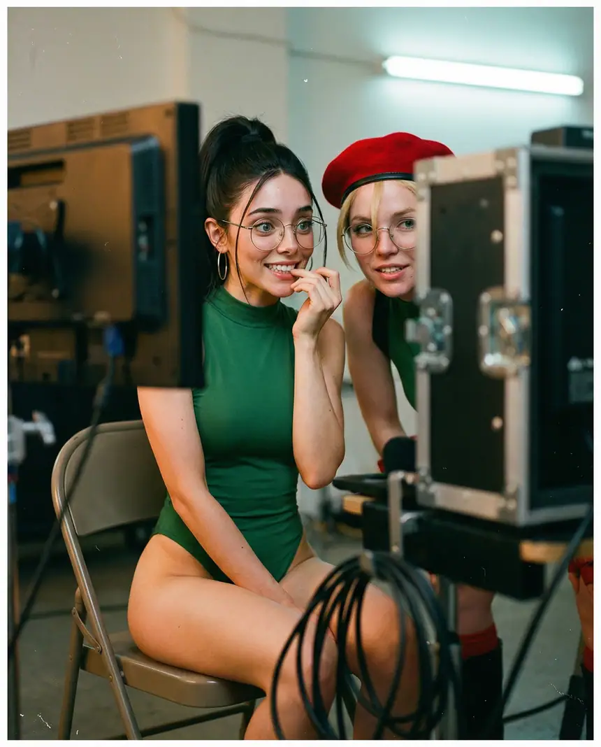 Cammy en silla plegable